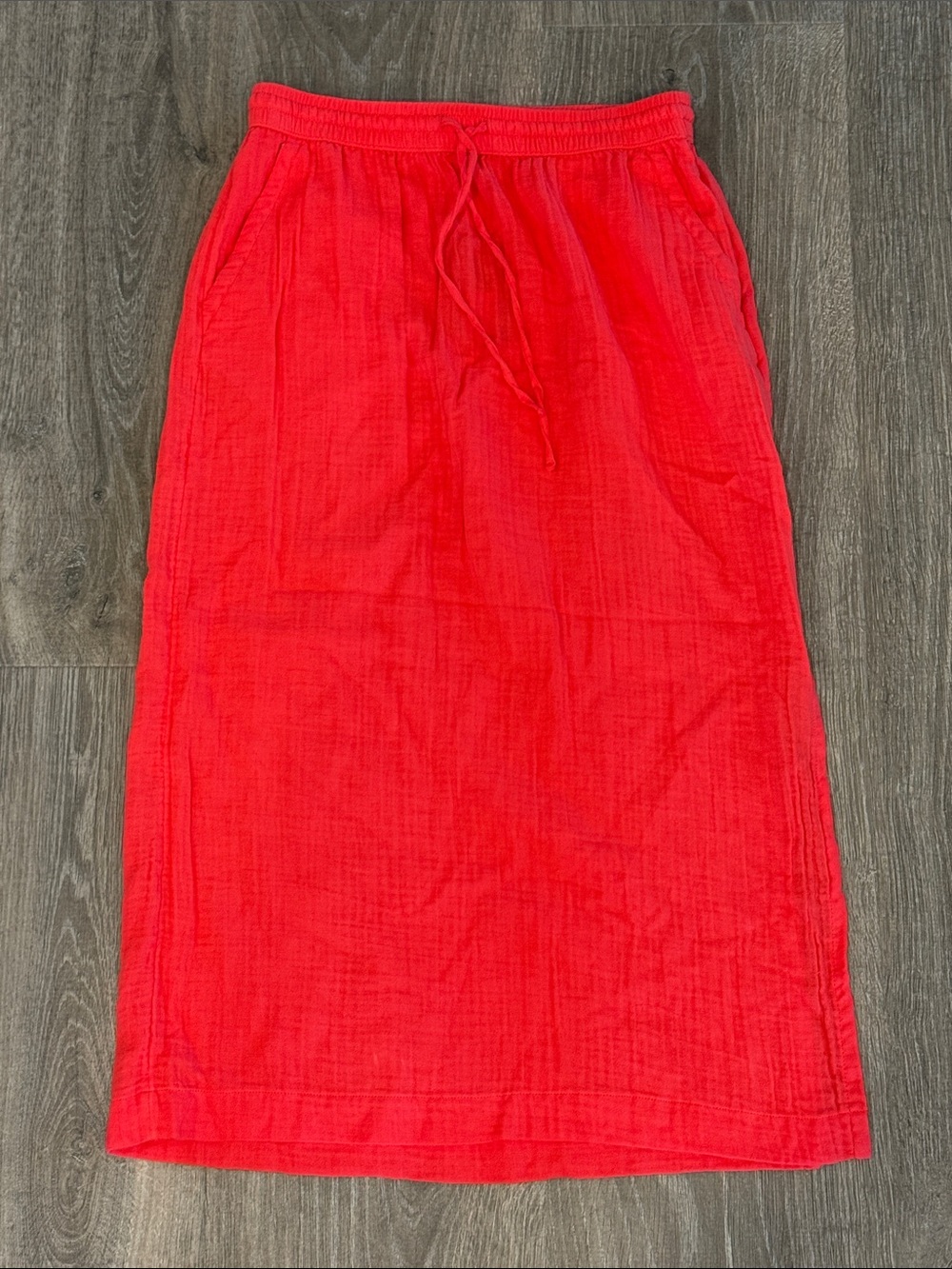 Universal Thread Coral Drawstring Waist Skirt